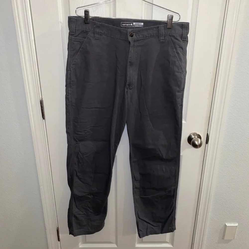 Carhartt Rugged Flex Relaxed Fit Canvas Work Pants   Size 36 × 30